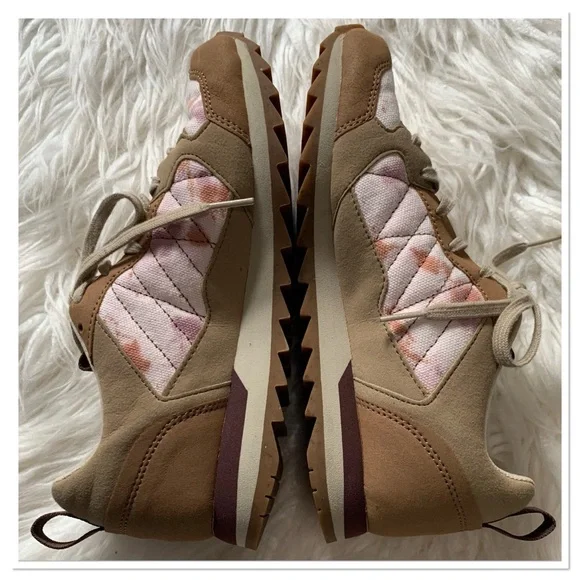 Merrell Alpine Sneaker Lightweight Suede Leather Pink Tan Size 9 - Picture 10 of 16